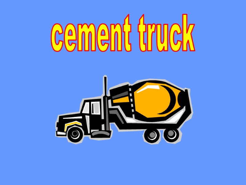 cement truck